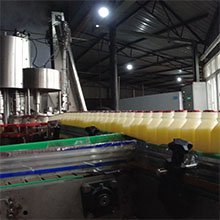 PE瓶果味牛奶生产线完工试生产